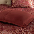 12 Piece Comforter Set With Cotton Bed Sheets Red Queen Queen Red Cotton