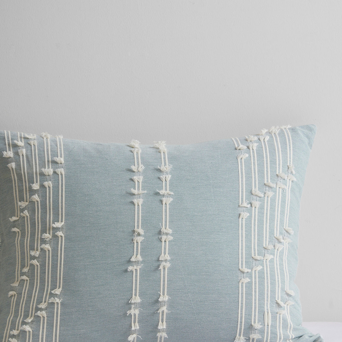 3 Piece Cotton Jacquard Comforter Set Aqua Full Queen Queen Aqua Cotton