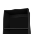 Sutton Slim Bookcase With Modern 5 Shelf Design -