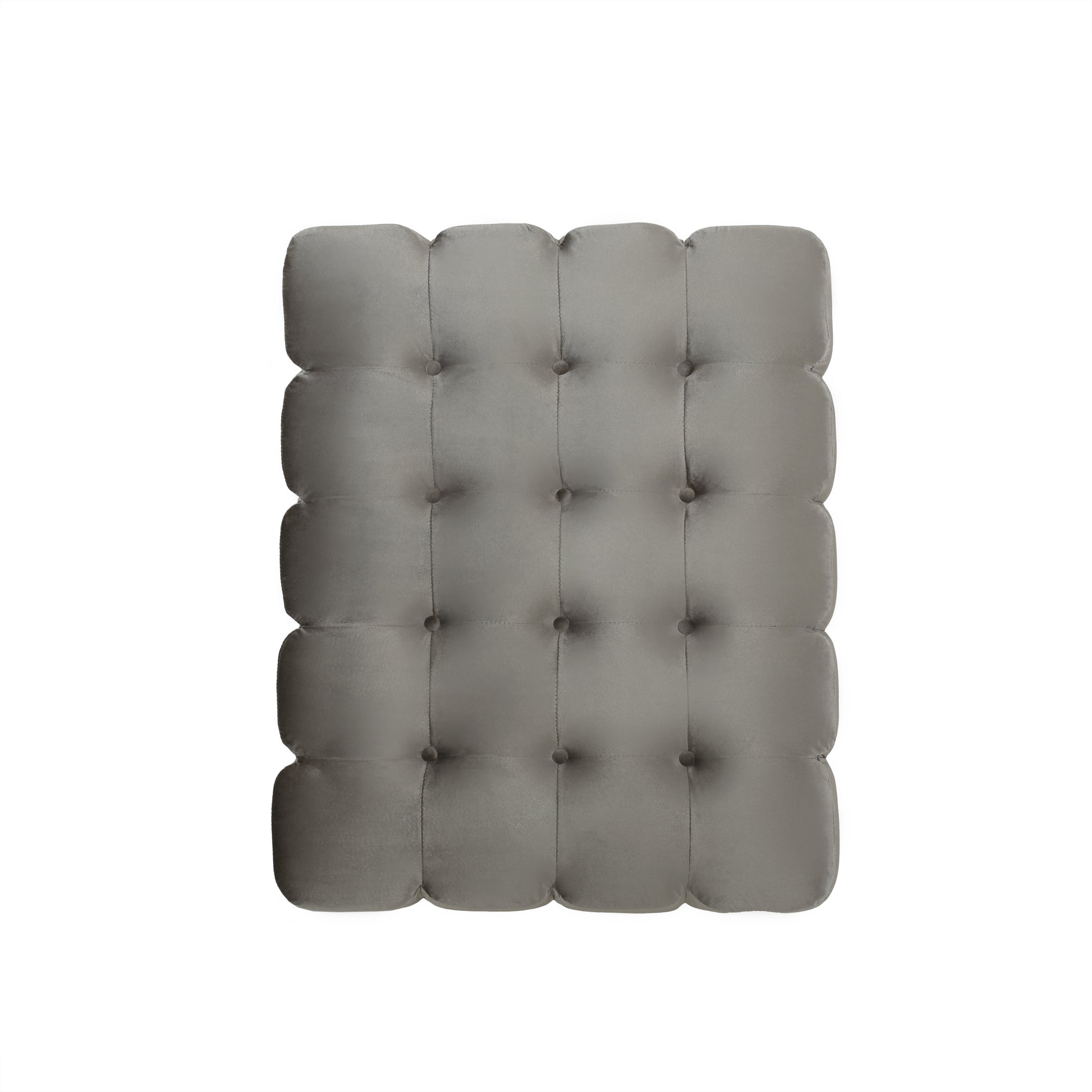 Ottoman Grey Velvet