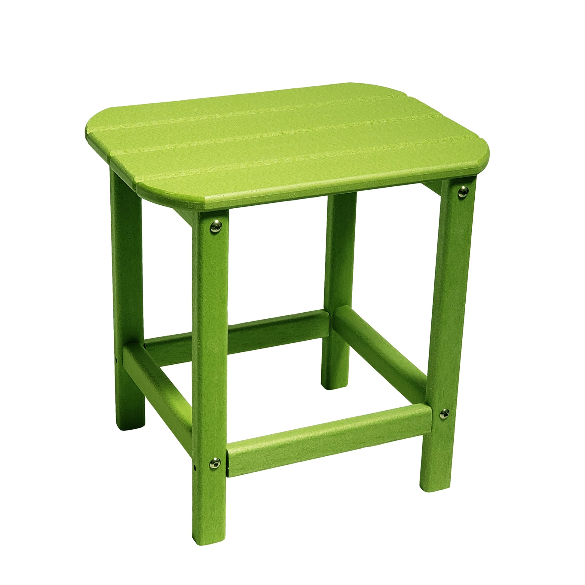 HDPE Compact Side Table, Perfect for Indoor Outdoor light green-hdpe