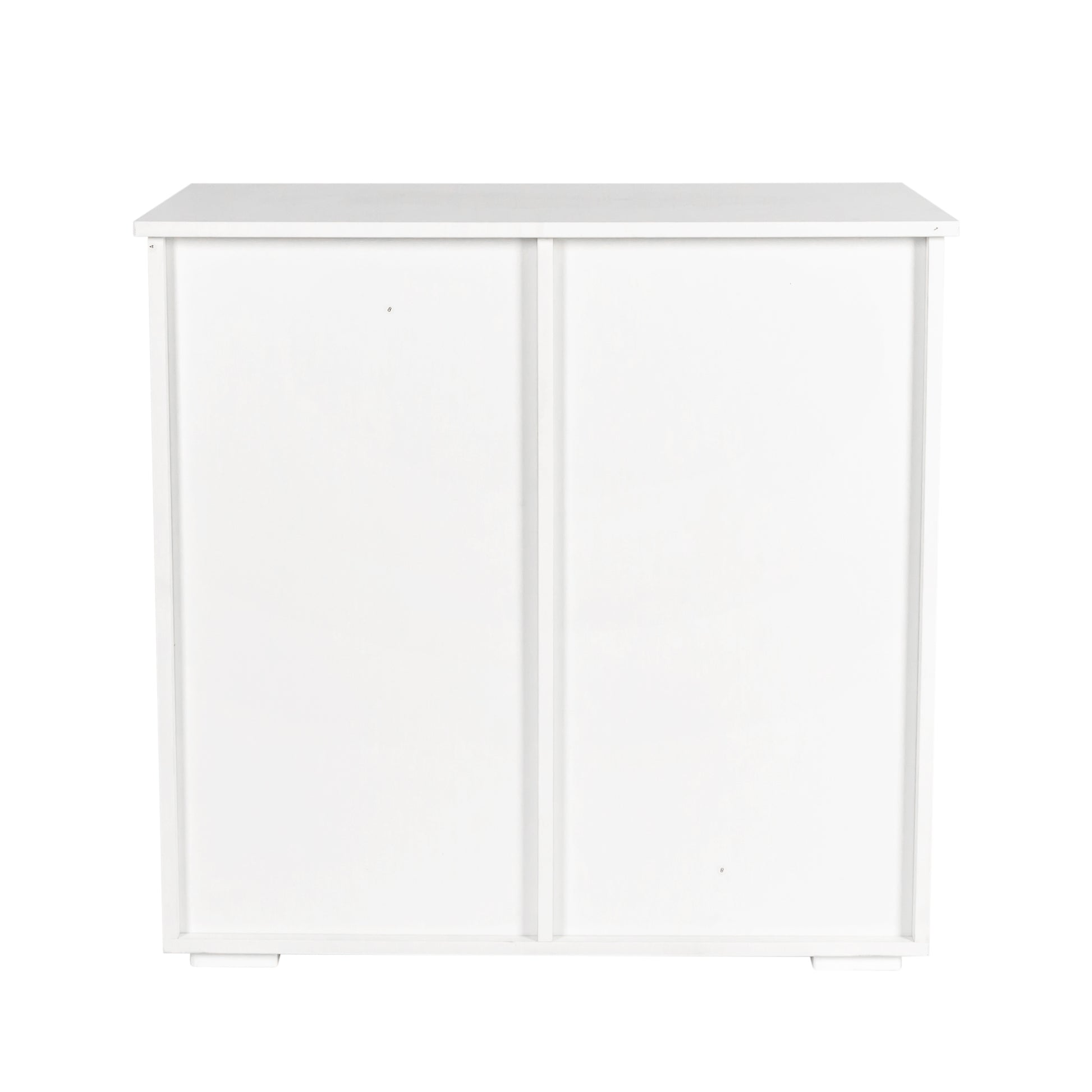 Laundry Cabinet ,With 2 Removable Liner Bags White Particle Board Mdf