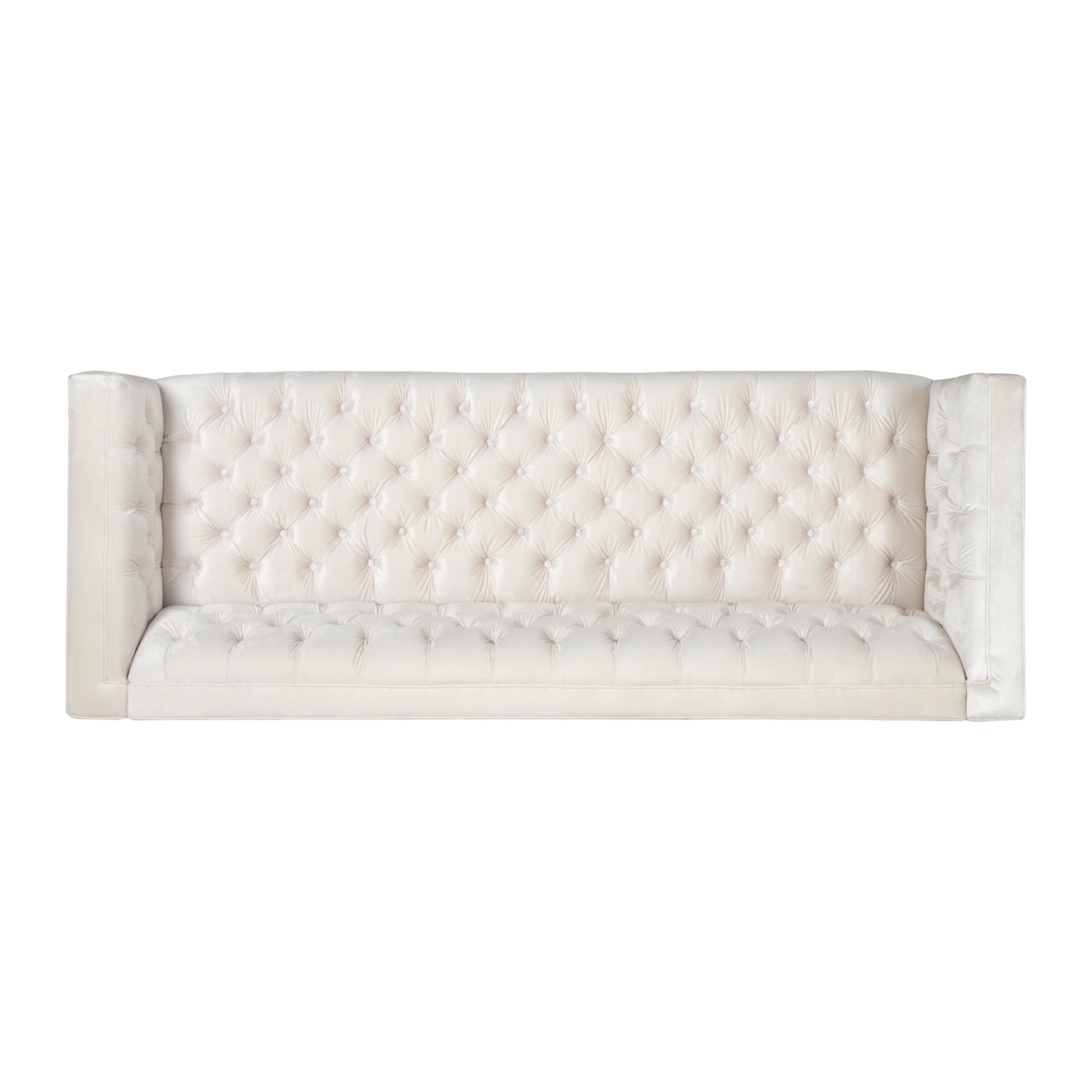 3 Seater Sofa Beige Fabric 3 Seat