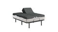 Goodvibesleep Soothe Flex Head Mattress And Adjustable Base Comfort Ensemble, King Size Gray Foam Spring Split King