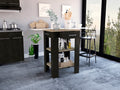 Cala Kitchen Island 23 With 3 Tier Shelf And