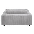 Hilde Chaise W 2 Pillows, Beige Velvet Lv03681 Grey Upholstered 2 Seat