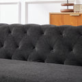 126 Inch Modern Style Chenille Three Piece Sofa, Pull Point Design U Shaped Sofa Two Chaise Longue Seats, Two Pillows And Plastic Feet, Suitable For Living Room, Bedroom, Lounge And Projection Room