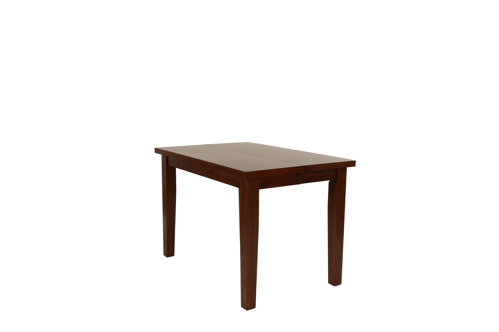 Dining Table Counter Height Dining Table W Leaf 1Pc Table Only Rubber Wood Antique Walnut Wood Finish Dining Room Furniture Walnut Dining Room Contemporary,Modern,Transitional Rubberwood Square Kitchen & Dining Tables Square Solid Wood