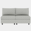 Modular Sectional Sofa, Convertible Sofa Seat With Storage, Sleeper Sectional Sofa Set, Fabric Flexible Modular Combinations For Living Room Grey Fabric 6 Seat