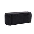 Coolmore Storage Ottoman,Bedroom End Bench,Upholstered Fabric Storage Ottoman With Safety Hinge, Entryway Padded Footstool, Ottoman Bench For Living Room & Bedroom Black Black Primary Living Space Foam Corduroy