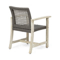 Hampton Wood And Wicker Dining Chair Set Of 2 Black Grey Velvet