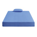 7Inch Full Mattress And Pillow Setfabric Gel Infused Memory Foam Mattress, Blue, Mattress In A Box Blue Bedroom Foam Full