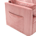 United We Win Furniture, Modular L Shaped Sofa, Modular Long Sofa With Reversible Chaise Lounge, Sofa Bed, Sleeper Sofa, Modular Sofa Combination With Storage Seats. Pink Velvet 3 Seat