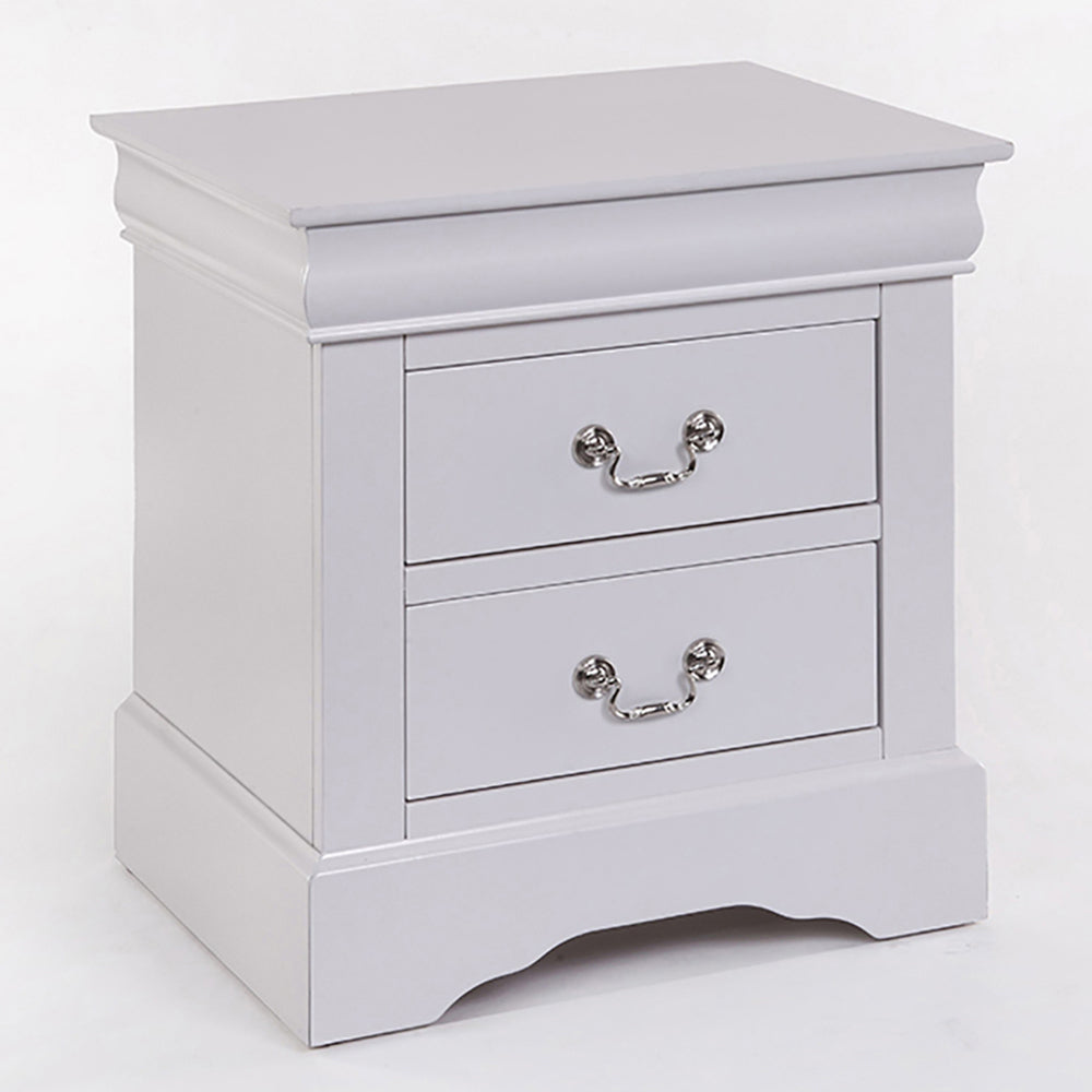 White 2 Drawer Nightstand White White 2 Drawers Bedroom Drawer Storage White Wood