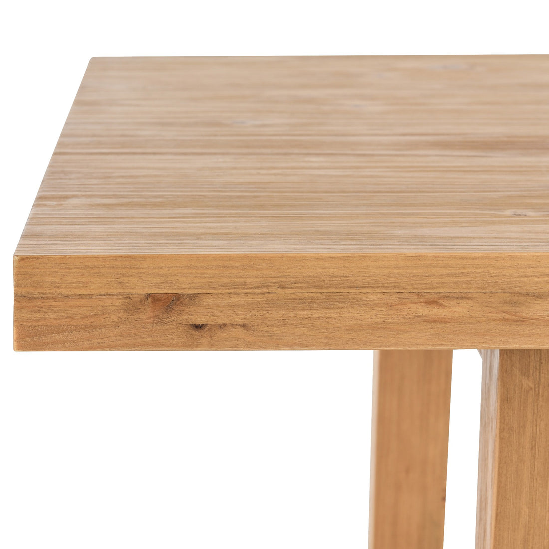 Jax 70 Inch Pine Wood Dining Table, 6 Seater, Handcrafted, Natural Brown Brown Solid Wood