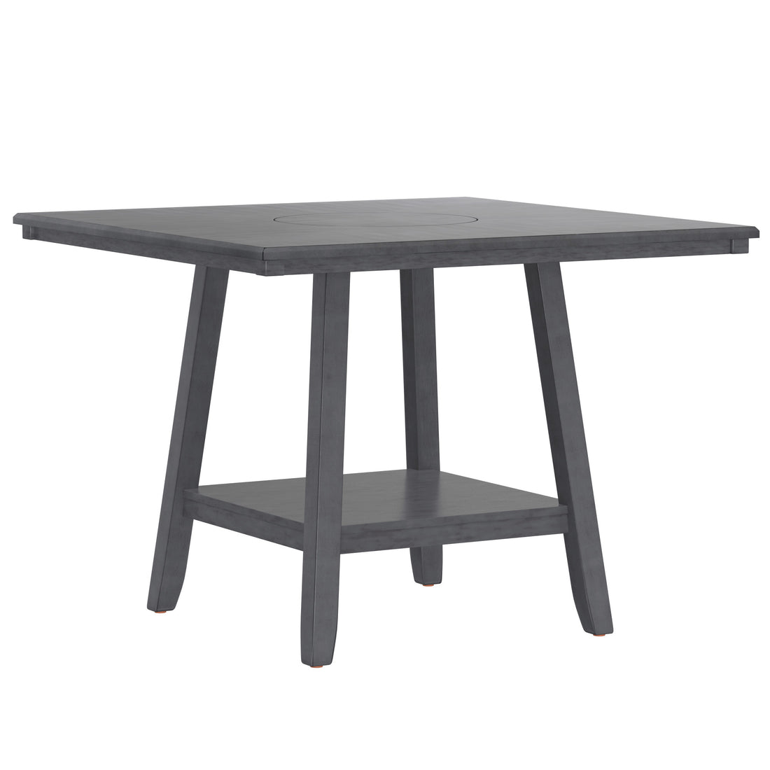 Glimm Gray Gathering Height Table Gray Engineered Wood