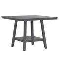 Glimm Gray Gathering Height Table Gray Engineered Wood