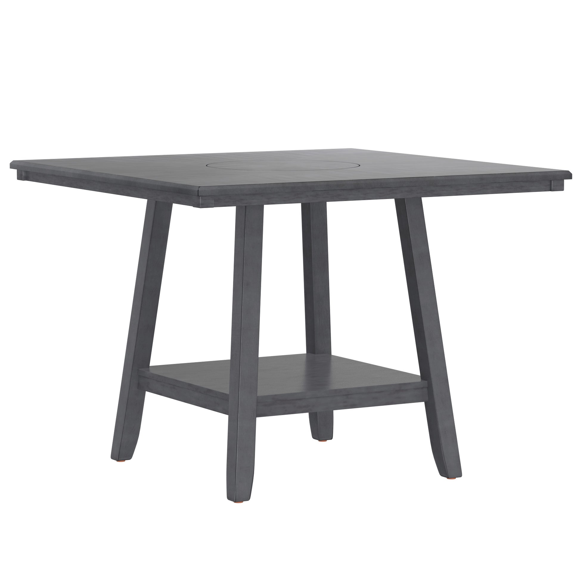 Glimm Gray Gathering Height Table Gray Engineered Wood