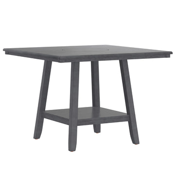 Glimm Gray Gathering Height Table Gray Engineered Wood