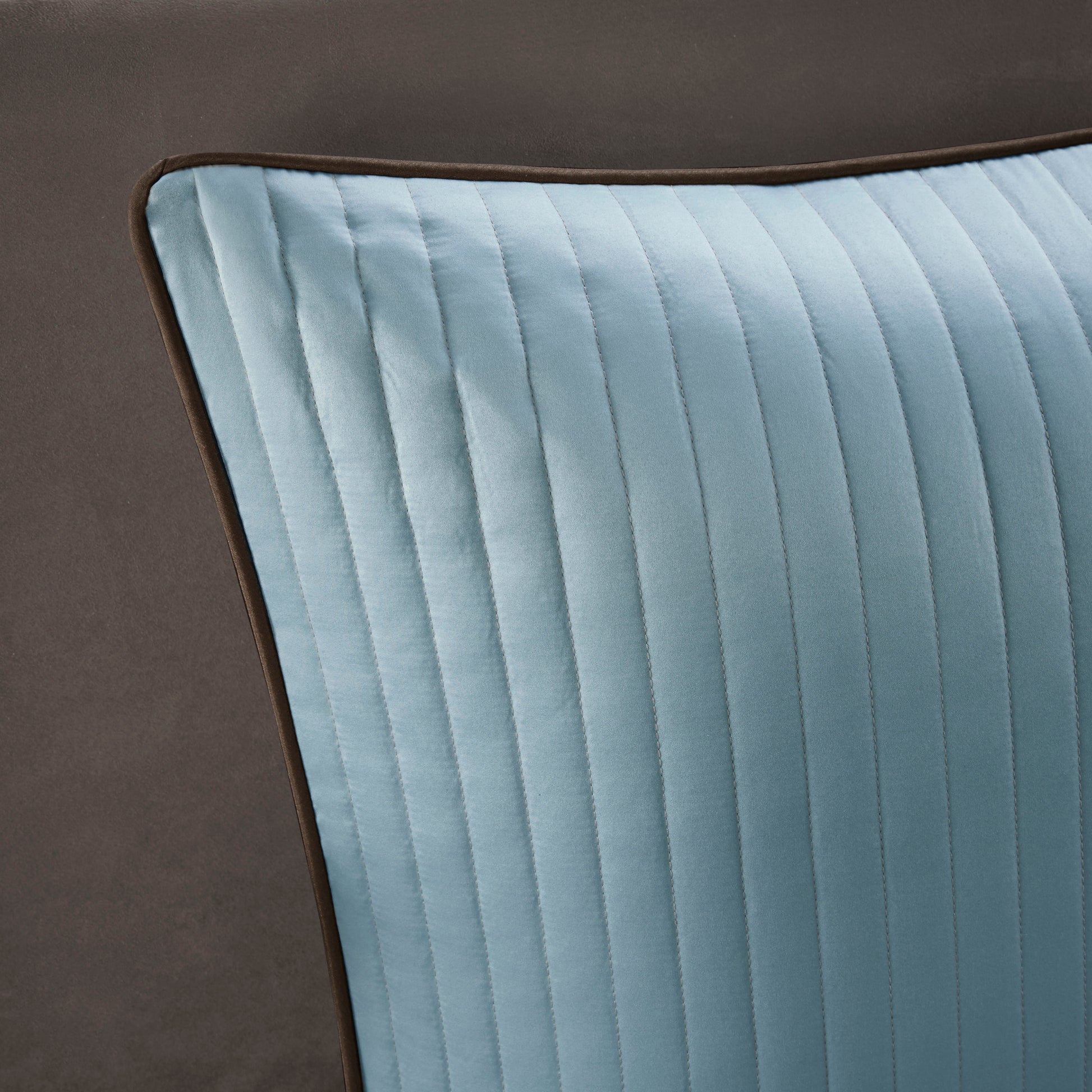 12 Piece Comforter Set With Cotton Bed Sheets Blue Brown Cal King California King Blue Brown Cotton