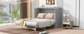 Full Size Murphy Bed With Large Drawers,Gray Full Gray Plywood