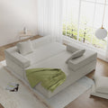 Modern Upholstered Sectional Sofa Couch Set,Modular 108