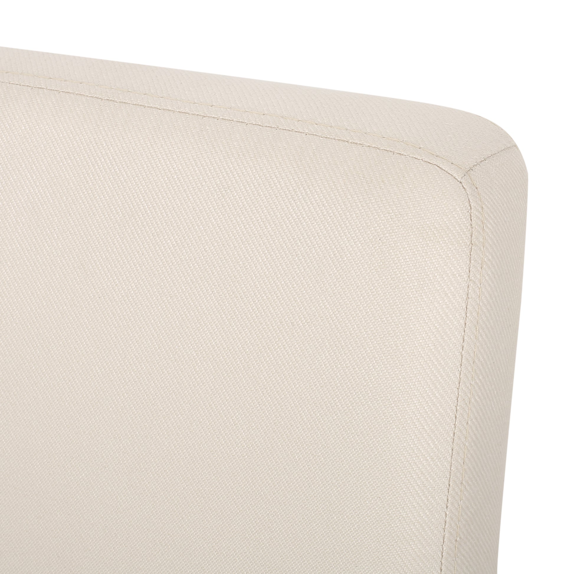 Dining Chair Beige Fabric