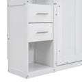 Twin Size Murphy Bed With Lockers And Wardrobes, With Installation Video, White Box Spring Not Required Twin White Murphy Solid Wood Mdf