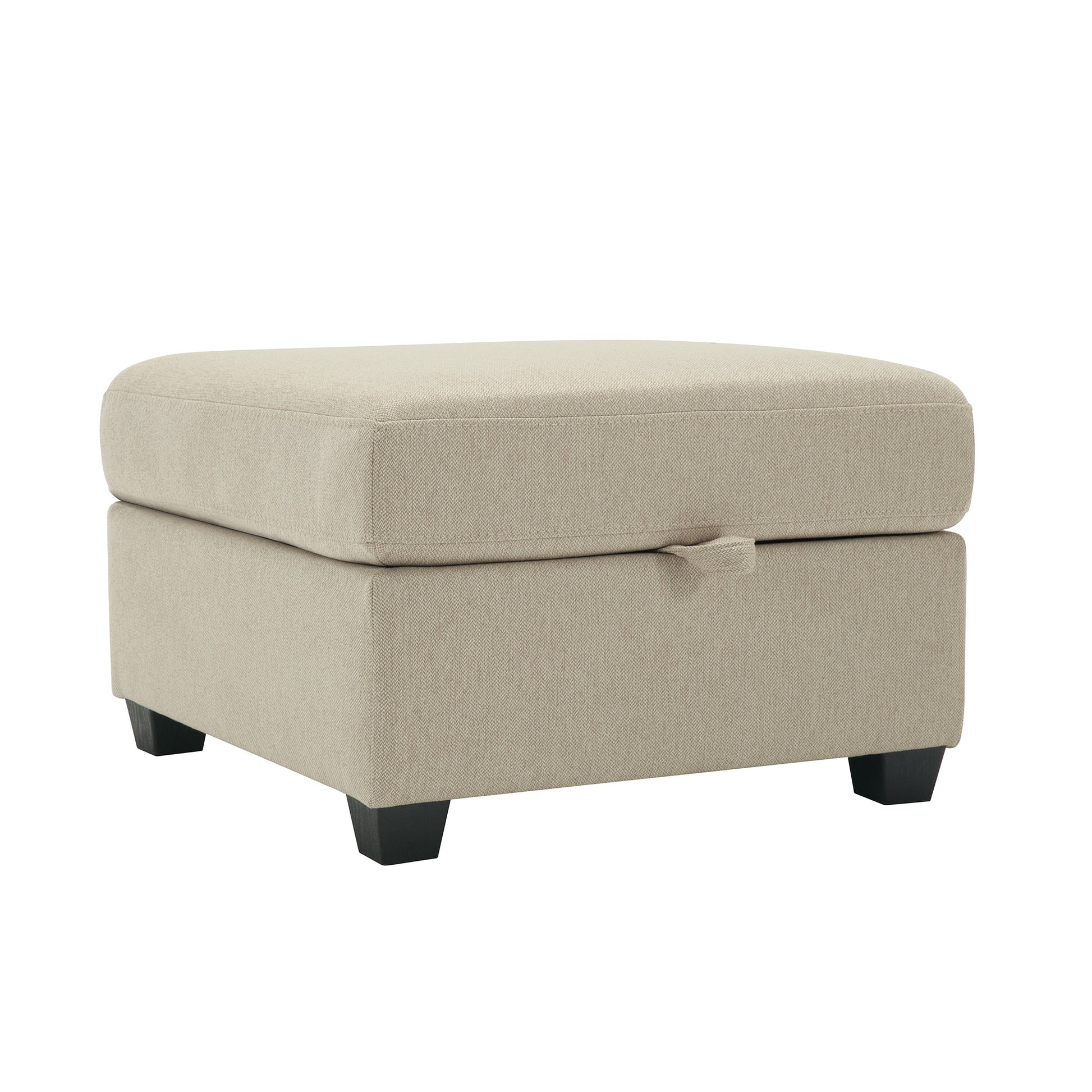 Palmilla Ottoman Beige Beige Polyester 1 Seat