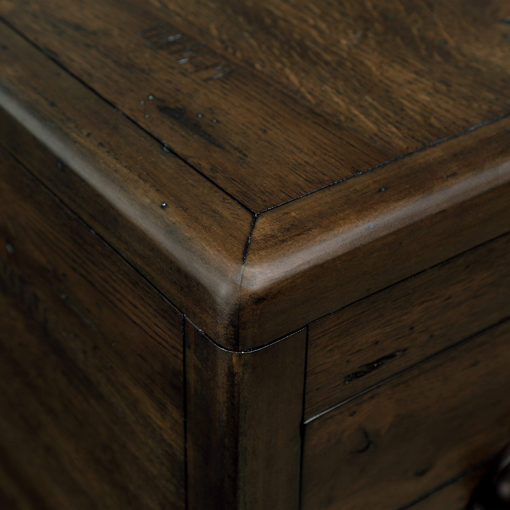 Solid Wood End Table, Rectangle 23.6 Inch Narrow Side Table With Drawer, Vintage Bedside Table Nightstand For Small Spaces, Living Room, Bedroom, Easy Assembly, Espresso Espresso Pine