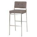 Barstool Light Grey Fabric