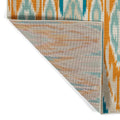 Modern, Ikat, Southwestern, Textured Cut Pile 9' X 12' Rectangle Area Rug Multi Polypropylene