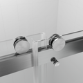 Top Rail Only, Stainless Steel Top Track With Buffer For Shower Door, 24D02P01 T60Bnx Brushed Nickel Stainless Steel