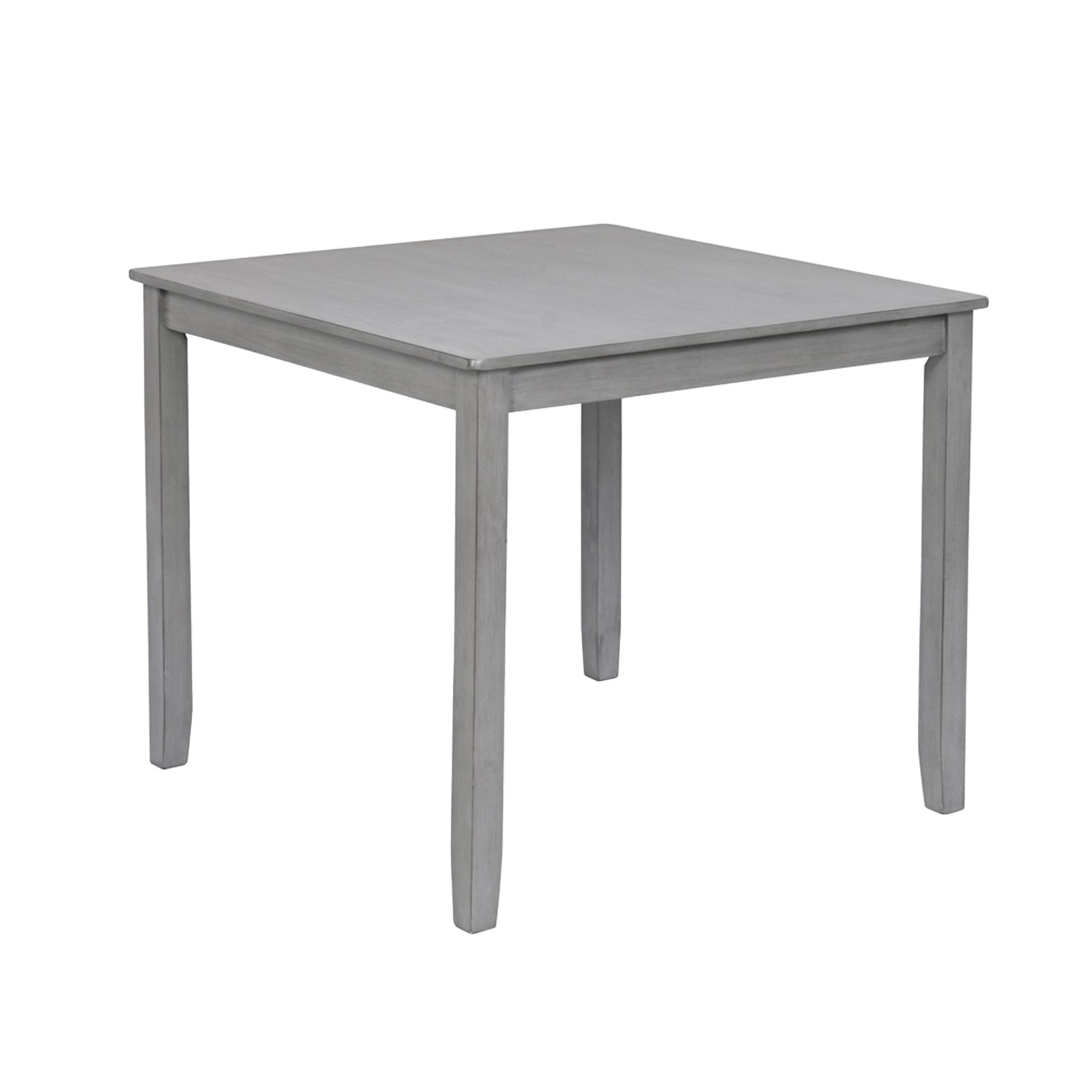 Wooden Dining Square Table, Kitchen Table For Small Space, 4 Person Dining Table, Grayonly The Table Gray Seats 4 Gray Dining Room Acacia Square Acacia Wood