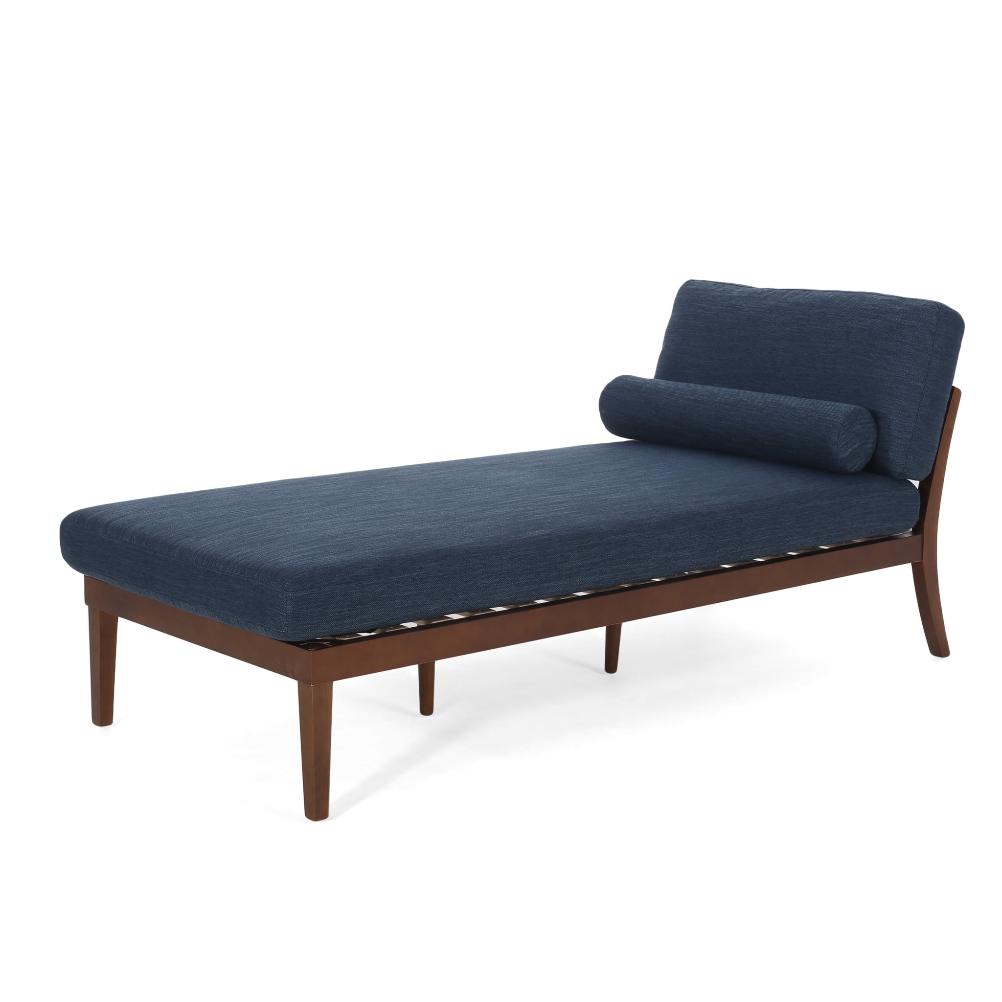 CHAISE LOUNGE navy blue-fabric