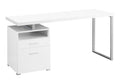 Computer Desk, Home Office, Laptop, Left, Right Set Up, Storage Drawers, 60