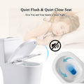 Small Compact One Piece Toilet Dual Flush,23 Inch Short Depth For Tiny Bathroom,White White Bathroom Modern Porcelain