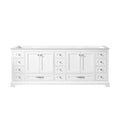 White Double Bath Vanity 84 In. W X 22 In. D White Plywood Wood