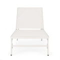 Finn Chaise Lounge White Nylon Mesh