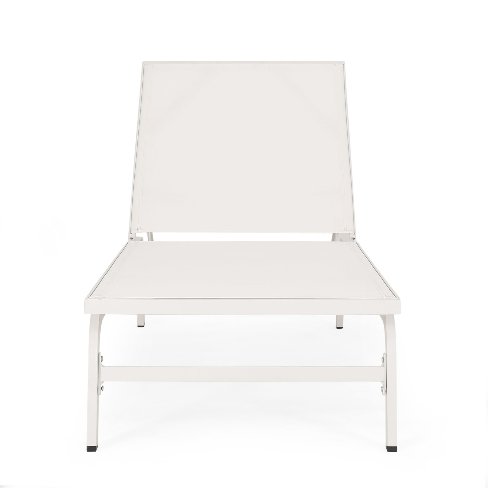 Finn Chaise Lounge White Nylon Mesh