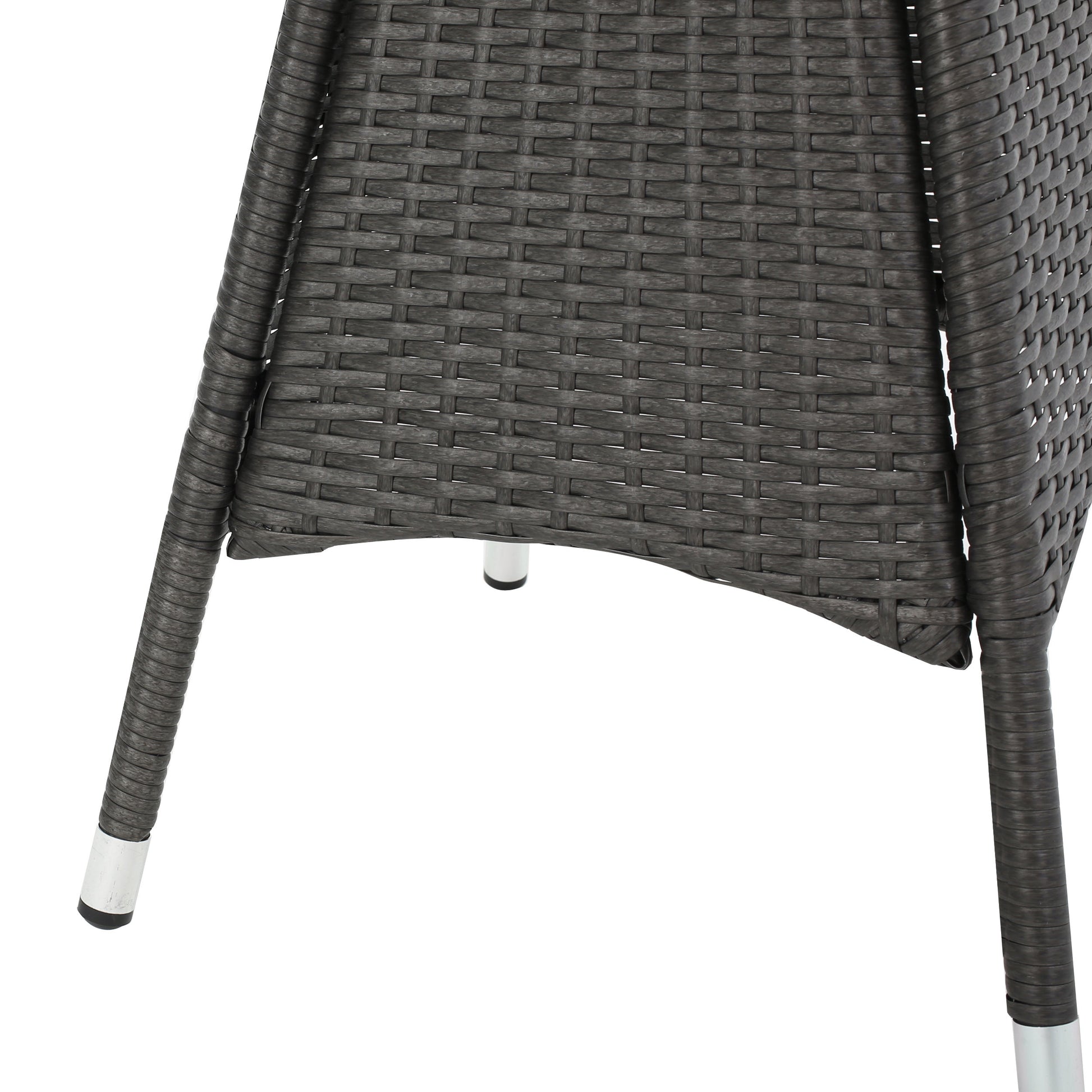 Corsica Rd Bistro Table Grey Rattan