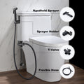 Bidet Sprayer For Toilet, Handheld Cloth Diaper Sprayer Matte Black Metal