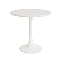 White Round Dining Table, 31.5