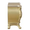 Gold 3 Drawer Nightstand Gold 3 Drawers Bedroom Rectangle Felt Lined Drawers Wood Plastic