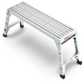 Aluminum Work Platform Large Size Step Stool Folding Portable Work Bench 40