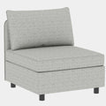 Modular Sectional Sofa, Convertible Sofa Seat With Storage, Sleeper Sectional Sofa Set, Fabric Flexible Modular Combinations For Living Room Grey Fabric 8 Seat