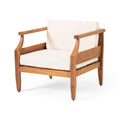 Aston Club Chair Cream Acacia Wood