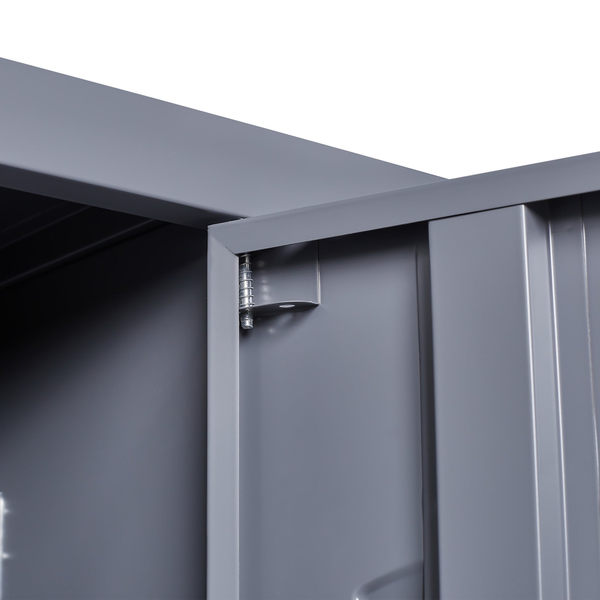 15 Door 72"H Metal Lockers With Lock For Employees,Storage Locker Cabinet For Home Gym Office School Garage,Easy Assembly,Gray 5 Or More Spaces Gray Primary Living Space Door Locks Modern Metal