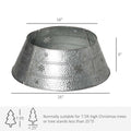 Homcom Christmas Tree Collar, Steel Tree Ring Skirt, Home Xmas Decoration For Christmas Tree, 26