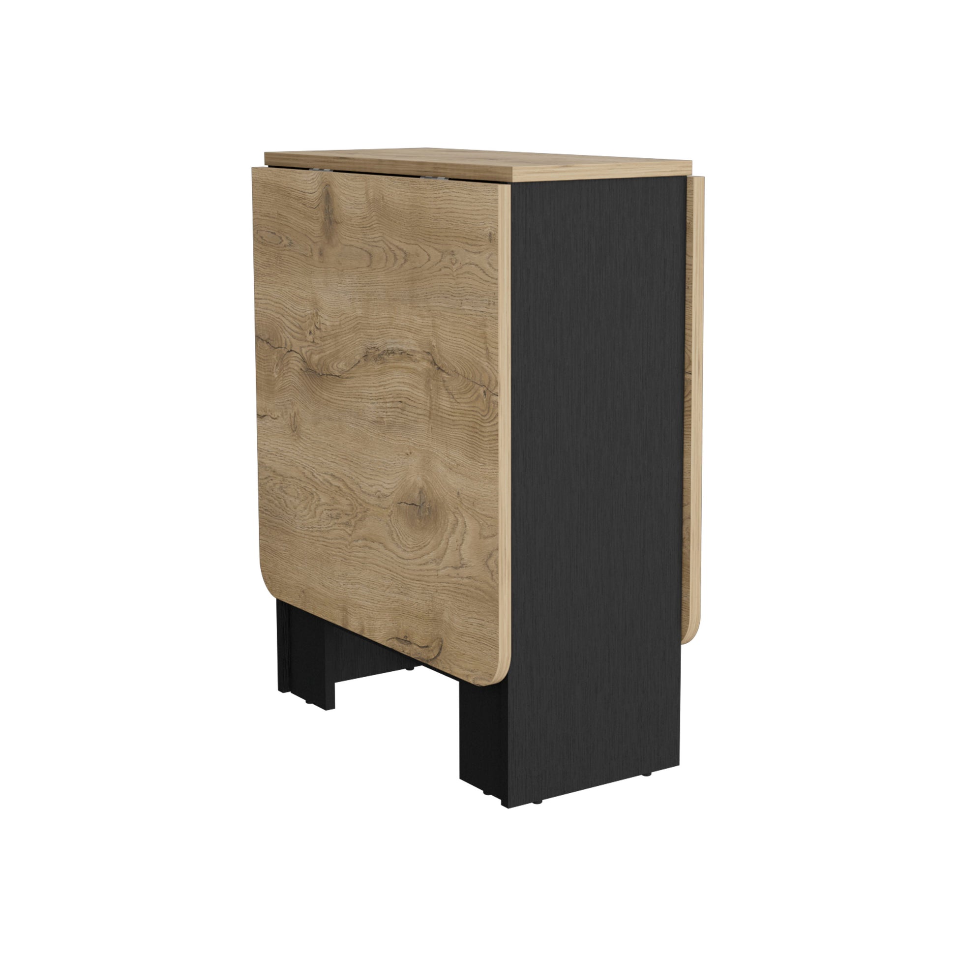 Gateleg Folding Table Space Saving With Compact Design Multicolor Folding Desk Top Dining Room Freestanding Rectangular Desk Rectangular Particle Board Engineered Wood